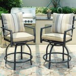 A Complete Solution For Your Outdoor Patio – Bar Height Patio Set With Swivel Chairs