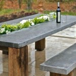 A Guide To Decorating Your Patio With A Concrete Table