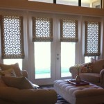 Adding Elegance To Your French Patio Doors With Roman Shades