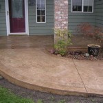 An Affordable Path To A Beautiful Stained Concrete Patio