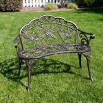 Beautiful Cast Iron Patio Bench For A Luxurious Outdoor Setting