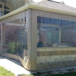 Bringing The Outdoors In: Clear Vinyl Patio Enclosure Weather Curtains