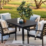 Durable And Stylish Aluminum Patio Tables