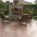 How To Paint A Design On Concrete Patio Wall